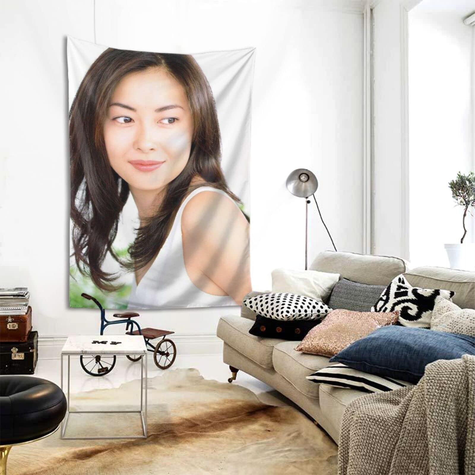 Amazon.co.jp: 中山美穂 タペストリー インテリア 装飾アート